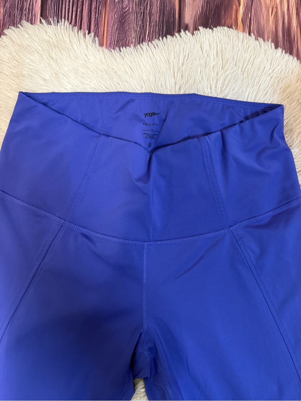 Womens Nike Yoga Move To Zero Pants Leggings Royal Blue - Picture 3 of 4